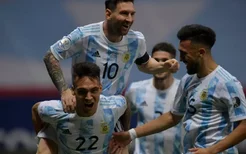 美洲杯：梅西助攻马丁内斯三度扑点，阿根廷点球淘汰哥伦比亚晋级决赛
