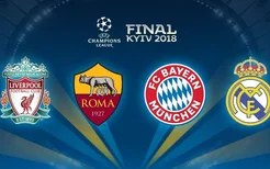 欧冠半决赛抽签结果出炉：皇马VS拜仁！罗马战利物浦