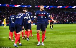 世预赛-姆巴佩大四喜本泽马2球 法国8-0进军世界杯