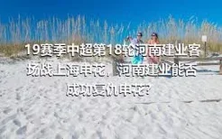 19赛季中超第18轮河南建业客场战上海申花，河南建业能否成功复仇申花？