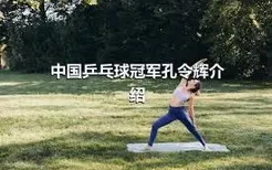 中国乒乓球冠军孔令辉介绍